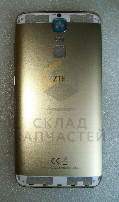 Крышка аккумулятора с боковыми клавишами, золотая для ZTE BLADE A610 PLUS/ZTE