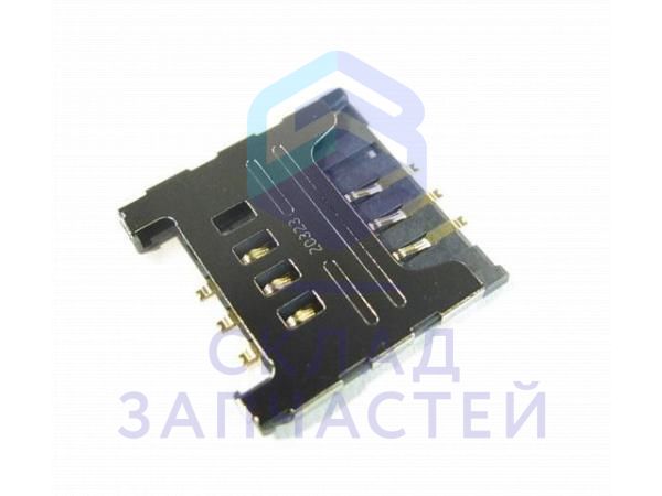 Коннектор SIM карты для Samsung GT-C3322 LaFleur