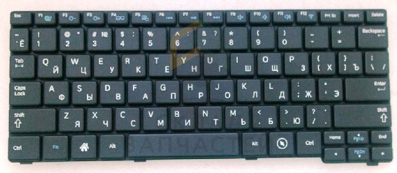 Клавиатура русская (Black) для Samsung NP-N100S-N03RU