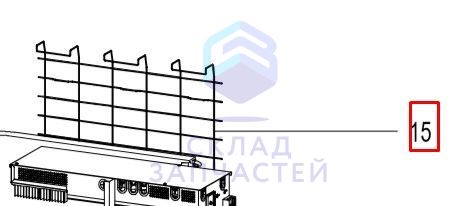 Задняя решетка для Haier 3U24GS1ERA(N) (AA3RK0E1F00)