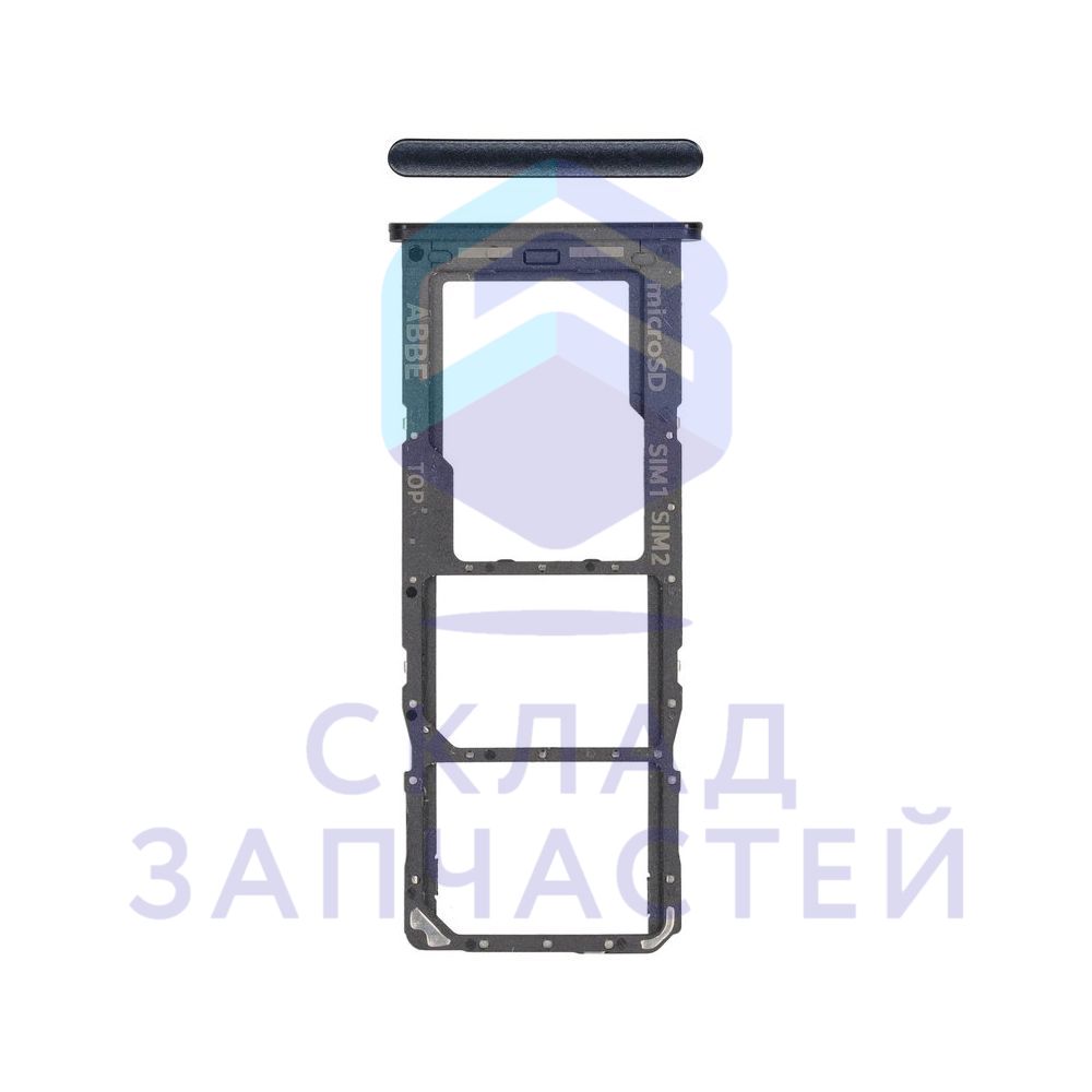 Изображение товара Оригинальный SIM лоток Samsung GH98-46654A черный для смартфонов