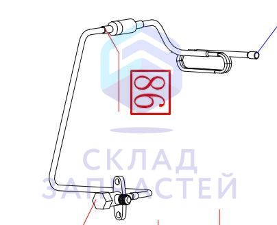 Газонагнетательная труба для Haier AV12IMVURA (AA9AK5E2R00)