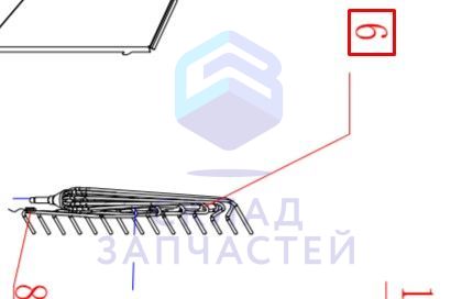 Верхняя трубка для сбора жидкости для Haier AV12IMVURA (AA9AK5E2R00)