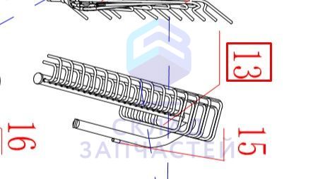 Газосборная труба для Haier AV12IMVURA (AA9AK5E2R00)