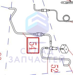 Соединительная труба перед SV9 для Haier AV12IMVURA (AA9AK5E2R00)