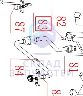 Соединительная труба для Haier AV12IMVURA (AA9AK5E2R00)