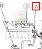 Клапан (3-ходовой клапан), оригинал Haier A0010703397