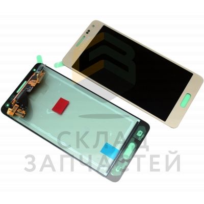 Дисплей (lcd) в сборе с сенсорным стеклом (тачскрином) (GOLD) для Samsung SM-G8508S GALAXY ALPHA