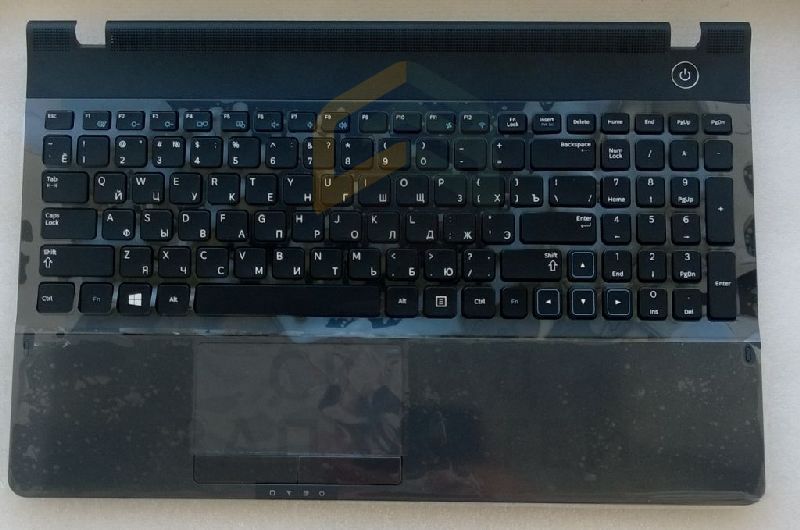 Верхняя панель в сборе с клавиатурой (Black) для Samsung NP300E5C-S0URU