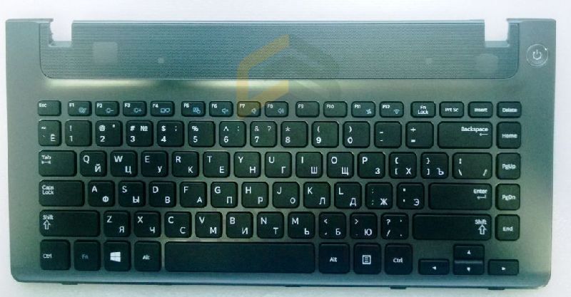 Верхняя панель в сборе с клавиатурой (Black) для Samsung NP355V4C-S01RU
