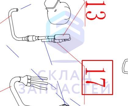 Соединительная труба для Haier AV12IMVURA (AA9AK5E2R00)