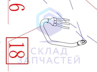 Соединительная труба для Haier AV12IMVURA (AA9AK5E2R00)