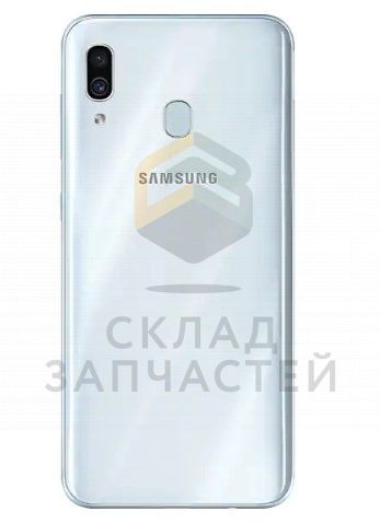 Задняя крышка (цвет: White), оригинал Samsung GH82-19255B