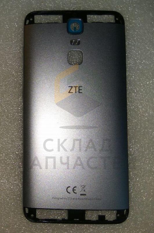 Крышка аккумулятора Серая для ZTE BLADE A610 PLUS/ZTE