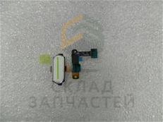 Кнопка Home (толкатель) в сборе (White) для Samsung SM-T819