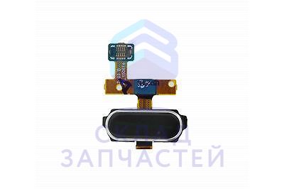 Кнопка Home (толкатель) в сборе (Black) для Samsung SM-T719C