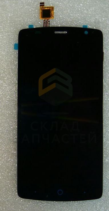 Дисплей (lcd) в сборе с сенсорным стеклом (тачскрином) (Черный) для ZTE Blade L5 Plus/ZTE