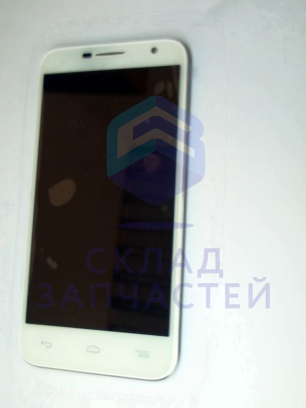 Дисплей (lcd) в сборе с сенсорным стеклом (тачскрином) и передней панелью для Alcatel One Touch IDOL 2 MINI L 6014X