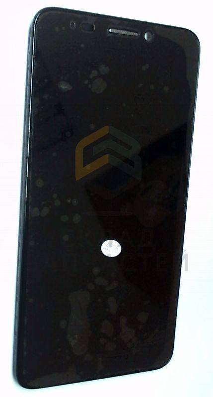 Дисплей (lcd) в сборе с сенсорным стеклом (тачскрином) и передней панелью для Alcatel MTC 978