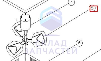 Кронштейн для мотора для Haier HC30D1VAR (AA5YN0E0100L)
