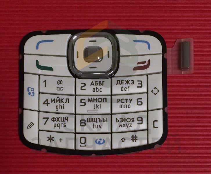 Клавиатура (набора номера) русс./ лат. (St.Silver) для Nokia N70