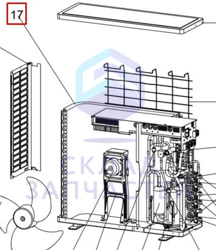 Изображение товара 0150801972 Haier оригинал, конденсор в сборе
