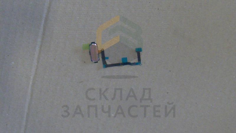 Кнопка Home (толкатель) в сборе со сканером отпечатка пальца на шлейфе (Pink GOLD) для Samsung SM-N920C Galaxy Note 5