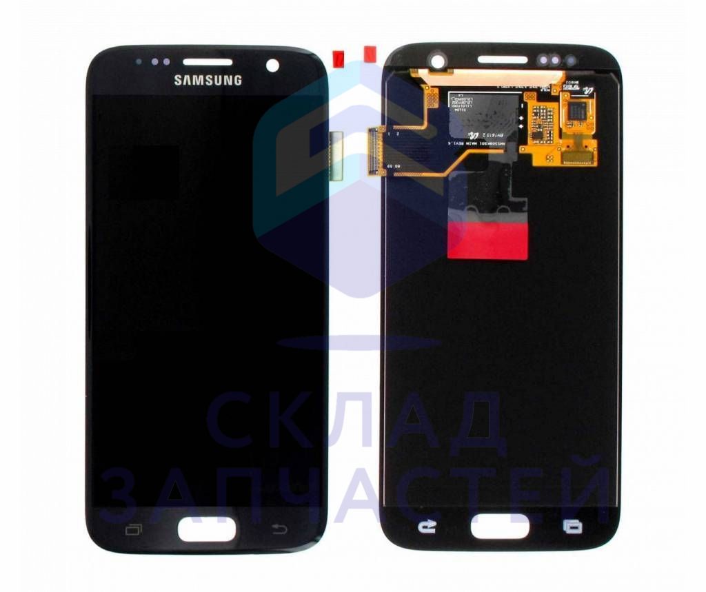 Дисплей в сборе с сенсорным стеклом (тачскрином) (Black) для Samsung SM-G930X Galaxy S7