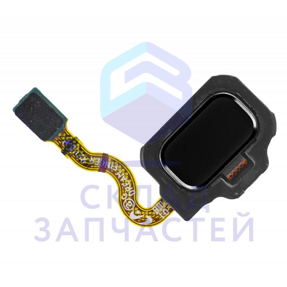 Кнопка с датчиком отпечатка пальца на шлейфе (Black) для Samsung SM-G955W