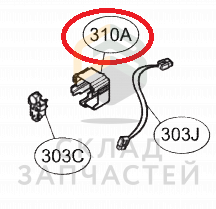 Крышка реле компрессора для LG GA-B439ZVQZ.ATPQMVD