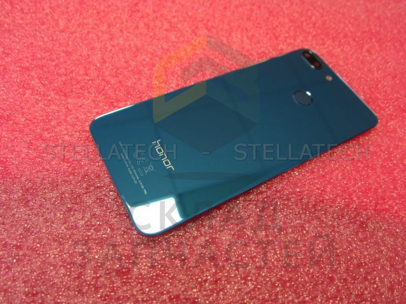 Крышка АКБ в сборе с датчиком отпечатска пальца (цвет - blue) для Huawei Honor 9 Lite (Leland-L31A)