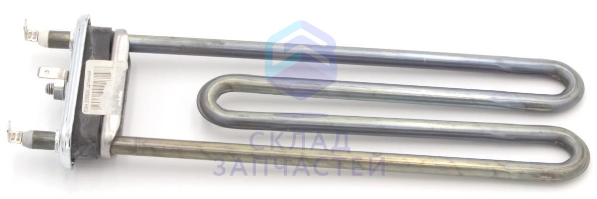 481225928662 Whirlpool аналог (Thermowatt), тэн 2050w, длинный l-235, прямой , с отверстием