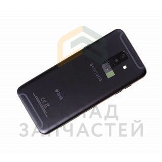 Задняя часть корпуса (цвет - Black) для Samsung SM-A605FN/DS Galaxy A6+ (2018)
