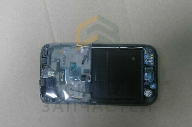 Передняя панель в сборе с сенсорным стеклом (тачскрином) и дисплеем (lcd) (Platinum Silver) для Samsung GT-I9003 GALAXY S