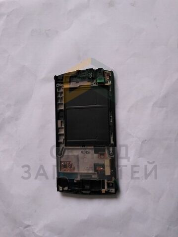 Дисплей (lcd) в сборе с сенсорным стеклом (тачскрином) (Metallic Black) для Samsung GT-S8600