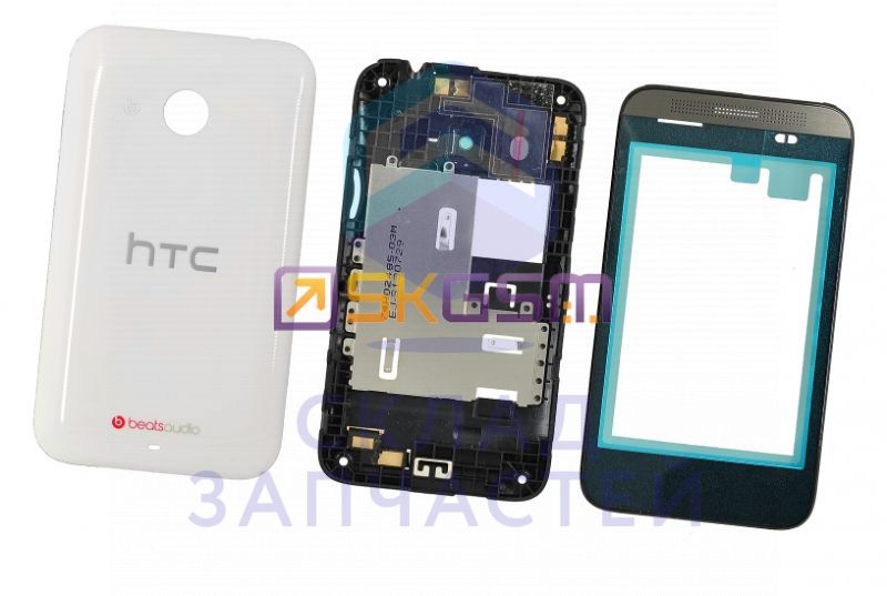 Корпус в сборе (цвет - White), аналог для HTC Desire 200
