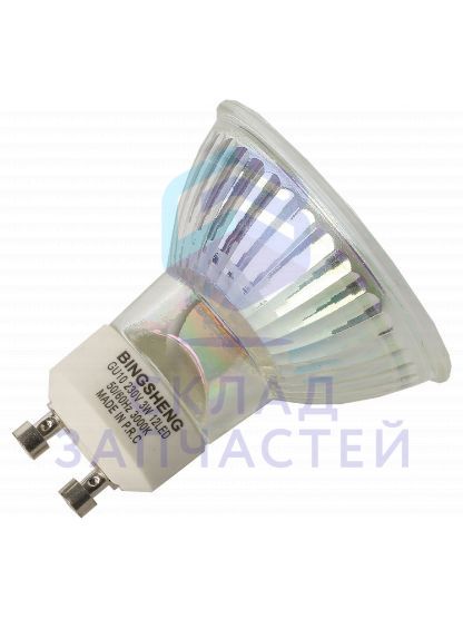 Светодиодная лампа для стеклокерамических вытяжек, 3 вт, ø50мм для Bosch DWK65AD70R/01