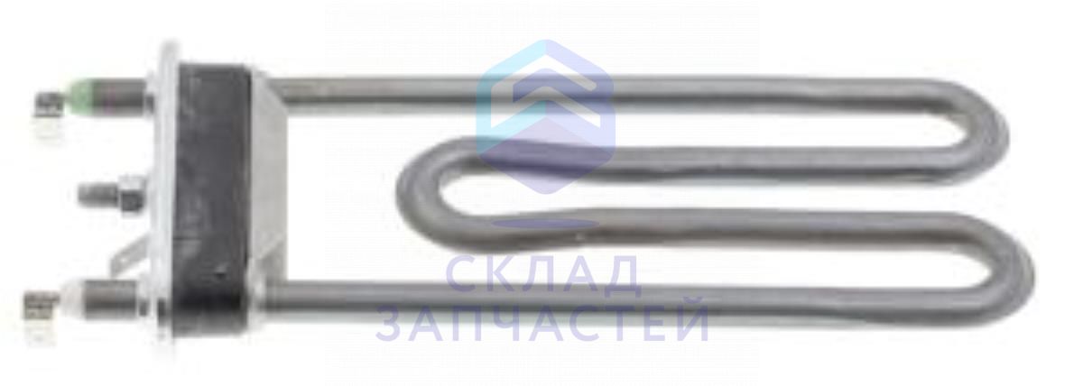 C00292762 Indesit аналог (KAWAI), тэн 1700w короткий l-175мм, прямой, с отверстием