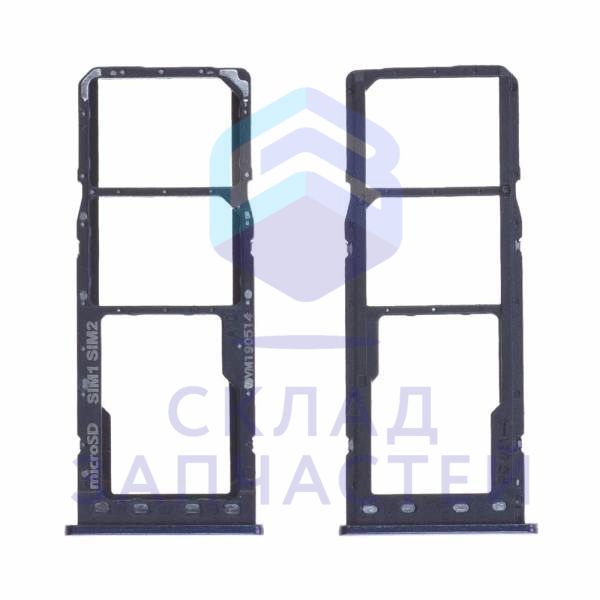 Лоток SIM-карты (цвет: Black) для Samsung SM-A105F/DS