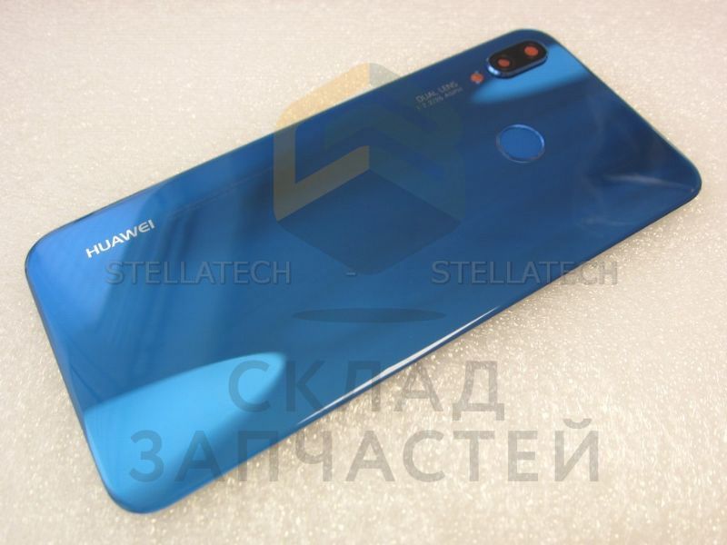 Крышка АКБ + сканер отпечатка пальца (цвет - Klein Blue) для Huawei P20 lite (Anne-L21)