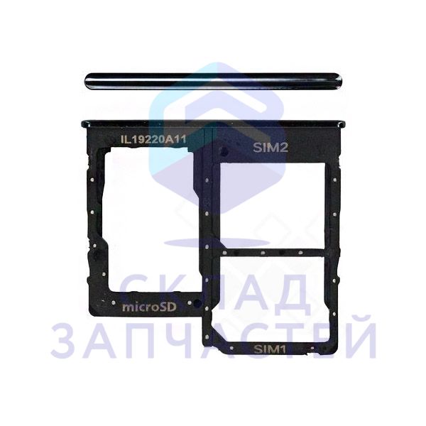 Изображение товара GH98-45432A Samsung оригинал, лоток sim-карты (цвет: black)