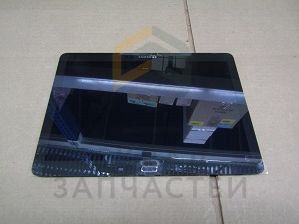 Дисплей (lcd) в сборе с сенсорным стеклом (тачскрином) и передней панелью (Black) для Samsung SM-P600 GALAXY Note 10.1 2014 Edition