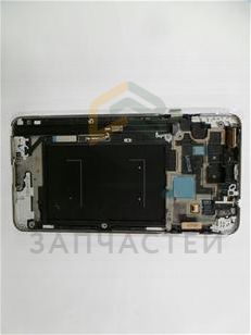 Дисплей в сборе с сенсорным стеклом (тачскрином) и передней панелью (White) для Samsung SM-N9005 GALAXY Note 3 LTE (4G)