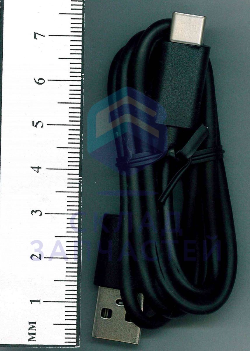 CDA0000123C1 Alcatel оригинал, USB кабель (цвет - black), USB-A to Type-C ;5V; 2A; 0.8м