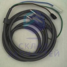 Сетевой шнур; h05vv-f 3x1.0mm2, Gry, EU3S,, оригинал Samsung 3903-000095