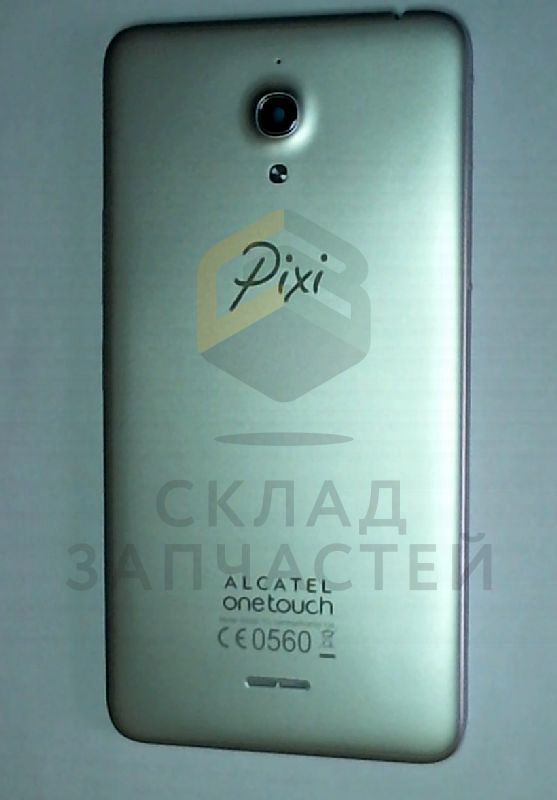 Крышка АКБ (Metal Silver), оригинал Alcatel BCC1DY2S10C0