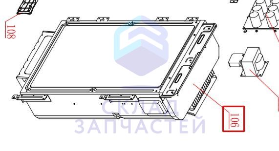 Электрический блок управления в сборе для Haier AV10IMVURA (AA9AK7E2R00)