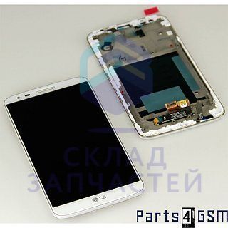 Дисплей (lcd) в сборе с сенсорным стеклом (тачскрином) (White), оригинал LG ACQ87040902