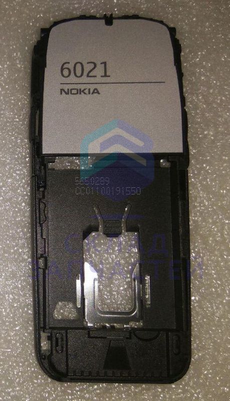 Средняя часть корпуса в сборе с разъёмом и бузером для Nokia 6021