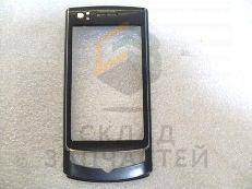 Передняя панель верхнего слайдера (Noble Black) для Samsung GT-S8300
